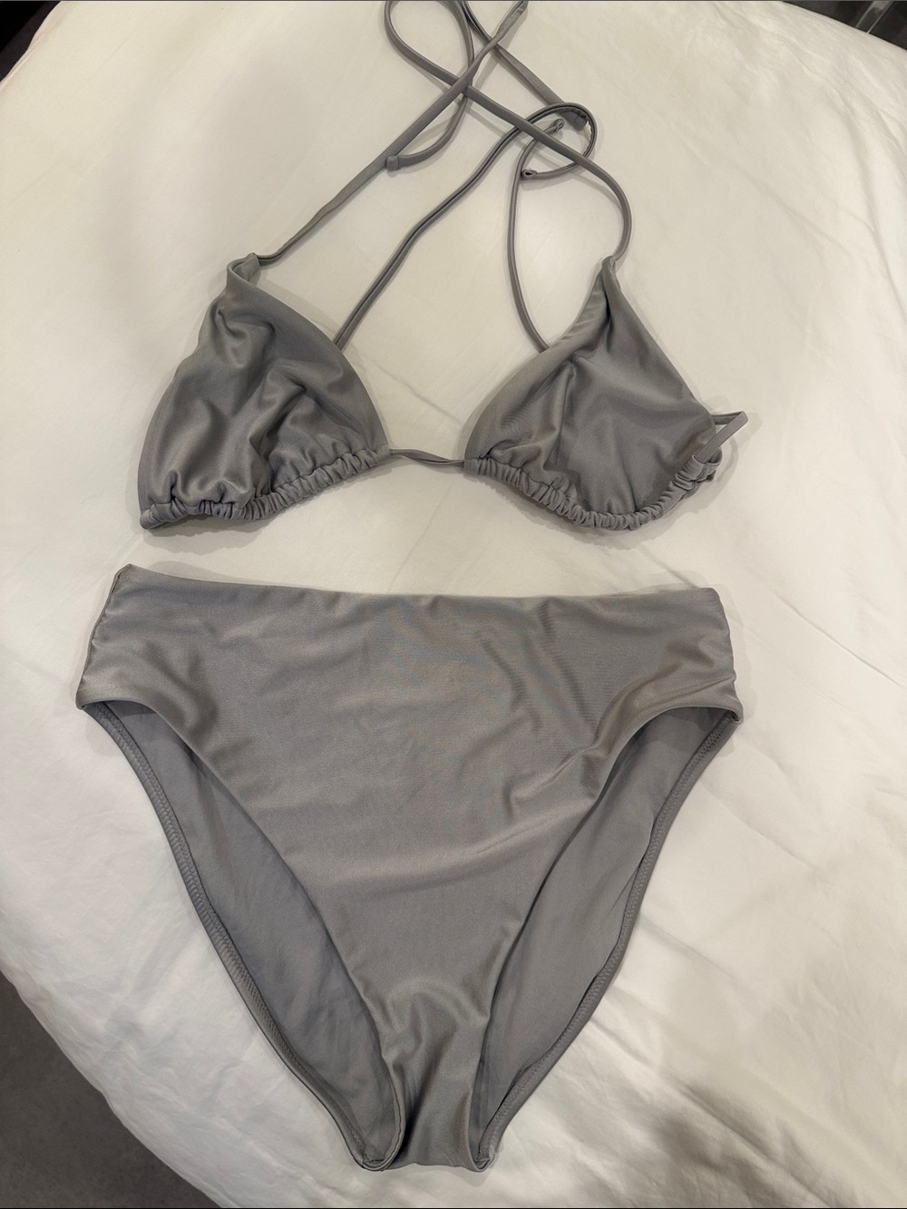 Target Gray Triangle Bikini Set